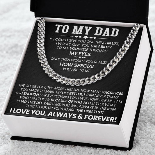 Dad - To My Dad - If I Could Give You One Thing In Life - - The Shoppers Outlet