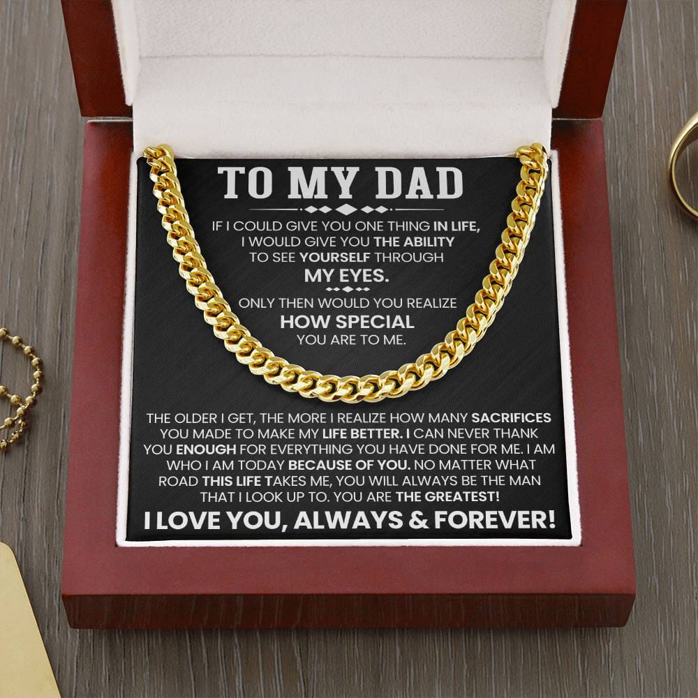 Dad - To My Dad - If I Could Give You One Thing In Life - - The Shoppers Outlet