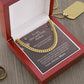 Gift For Soulmate - To My One And Only - Cuban Link Chain Necklaces - The Shoppers Outlet