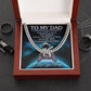 Gift For Dad - Your LOVE Is Out Of This World - Cuban Link Chain Necklaces - The Shoppers Outlet