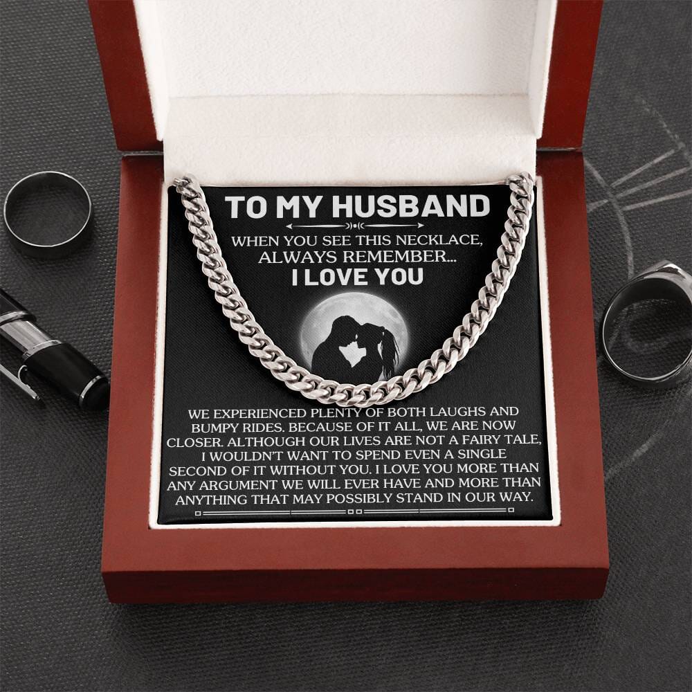 Gift For Husband - When You See This Necklace - Cuban Link Chain Necklaces - The Shoppers Outlet