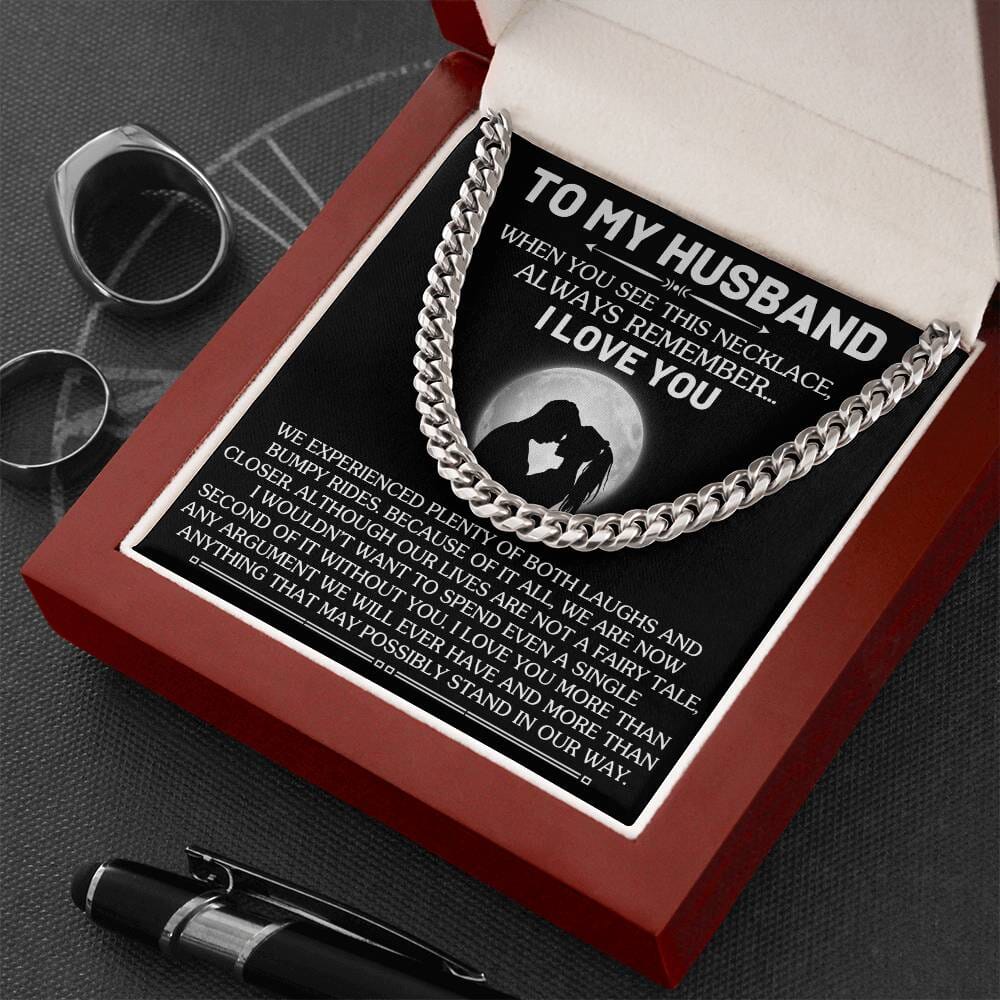 Gift For Husband - When You See This Necklace - Cuban Link Chain Necklaces - The Shoppers Outlet
