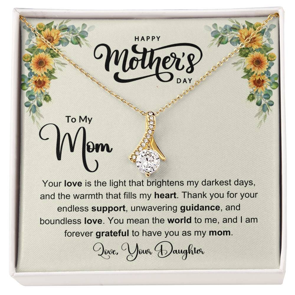 Gift For Mom - Thank You For Your Endless Support - Happy Mother's Day - Alluring Beauty Necklaces - The Shoppers Outlet