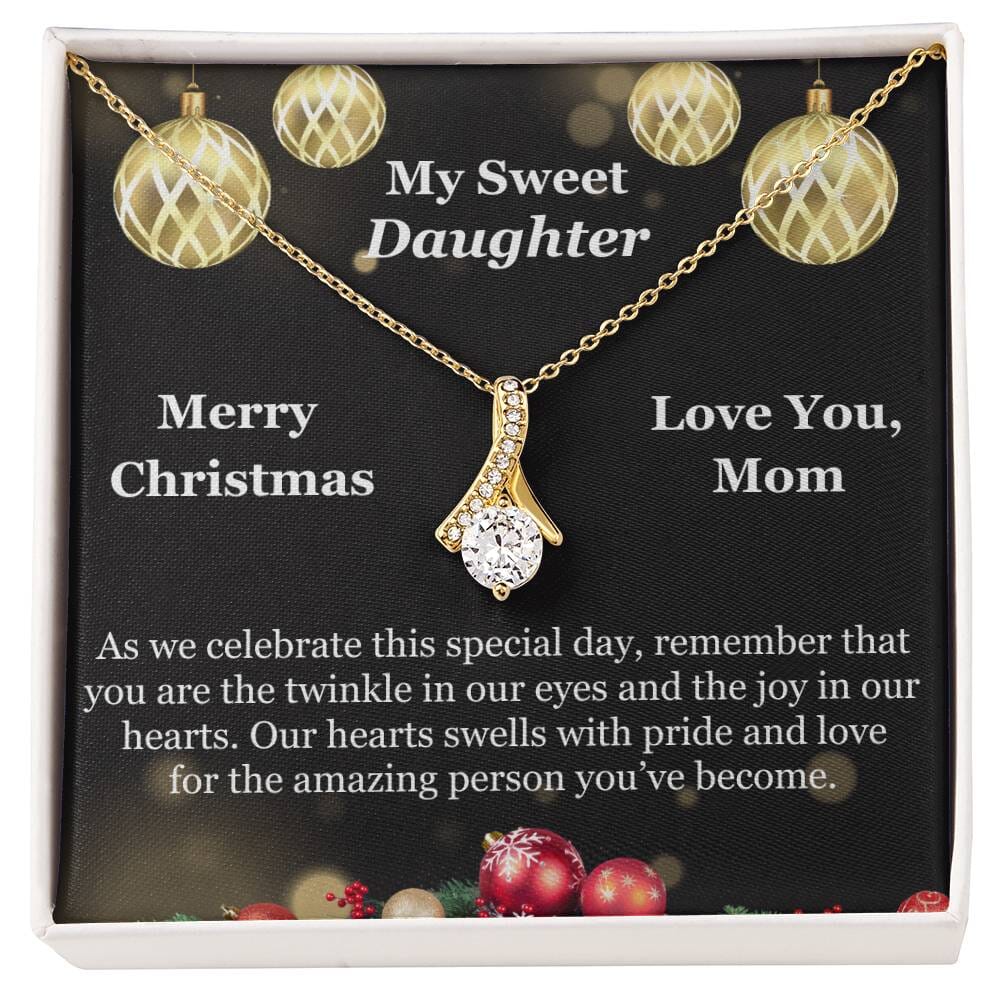 Gift For Daughter - As We Celebrate This Special Day - Merry Christmas - Alluring Beauty Necklaces - The Shoppers Outlet