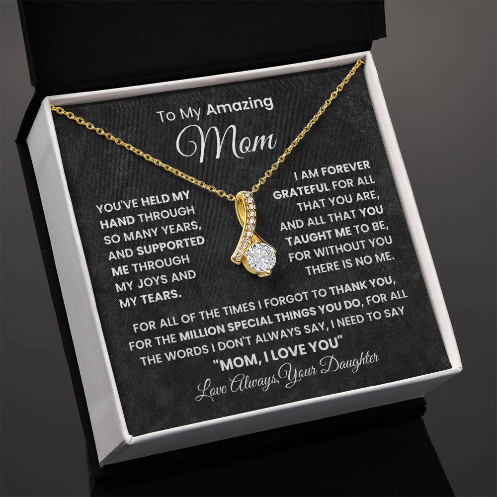 Gift For Mom - To My Amazing Mom - Alluring Beauty Necklace