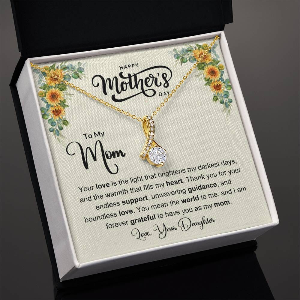 Gift For Mom - Thank You For Your Endless Support - Happy Mother's Day - Alluring Beauty Necklaces - The Shoppers Outlet