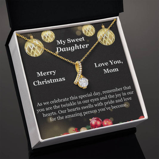 Daughter - As We Celebrate This Special Day - Merry Christmas - Alluring Beauty Necklaces - The Shoppers Outlet