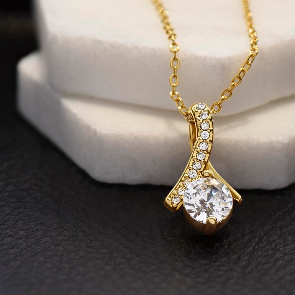 Gift For Mom - To My Dearest Mom - Thank You For Your Endless Love And Care - Alluring Beauty Necklaces - The Shoppers Outlet