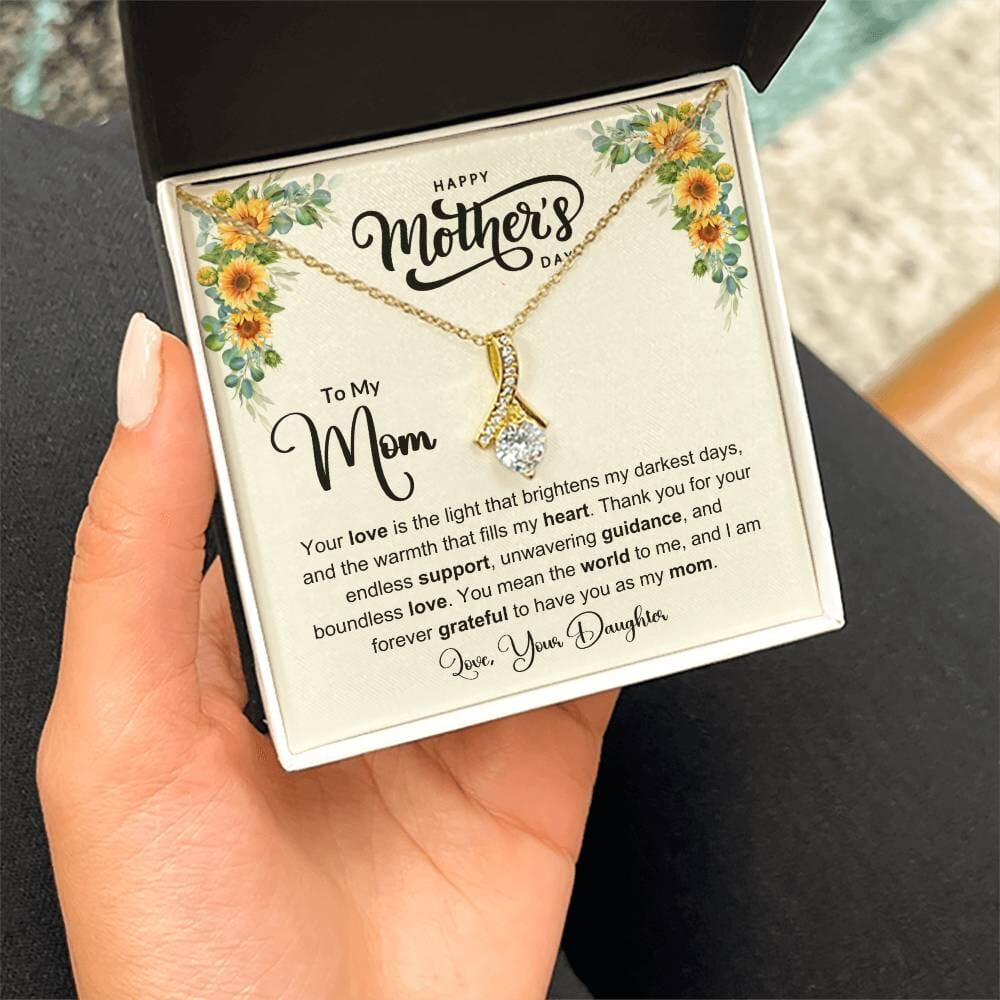 Gift For Mom - Thank You For Your Endless Support - Happy Mother's Day - Alluring Beauty Necklaces - The Shoppers Outlet