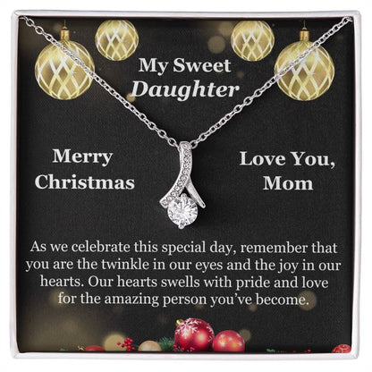 Gift For Daughter - As We Celebrate This Special Day - Merry Christmas - Alluring Beauty Necklaces - The Shoppers Outlet