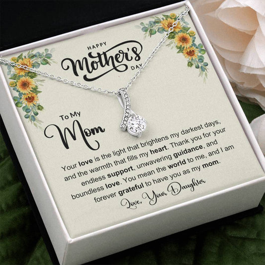 Mom - Thank You For Your Endless Support - Happy Mother's Day - Alluring Beauty Necklaces - The Shoppers Outlet