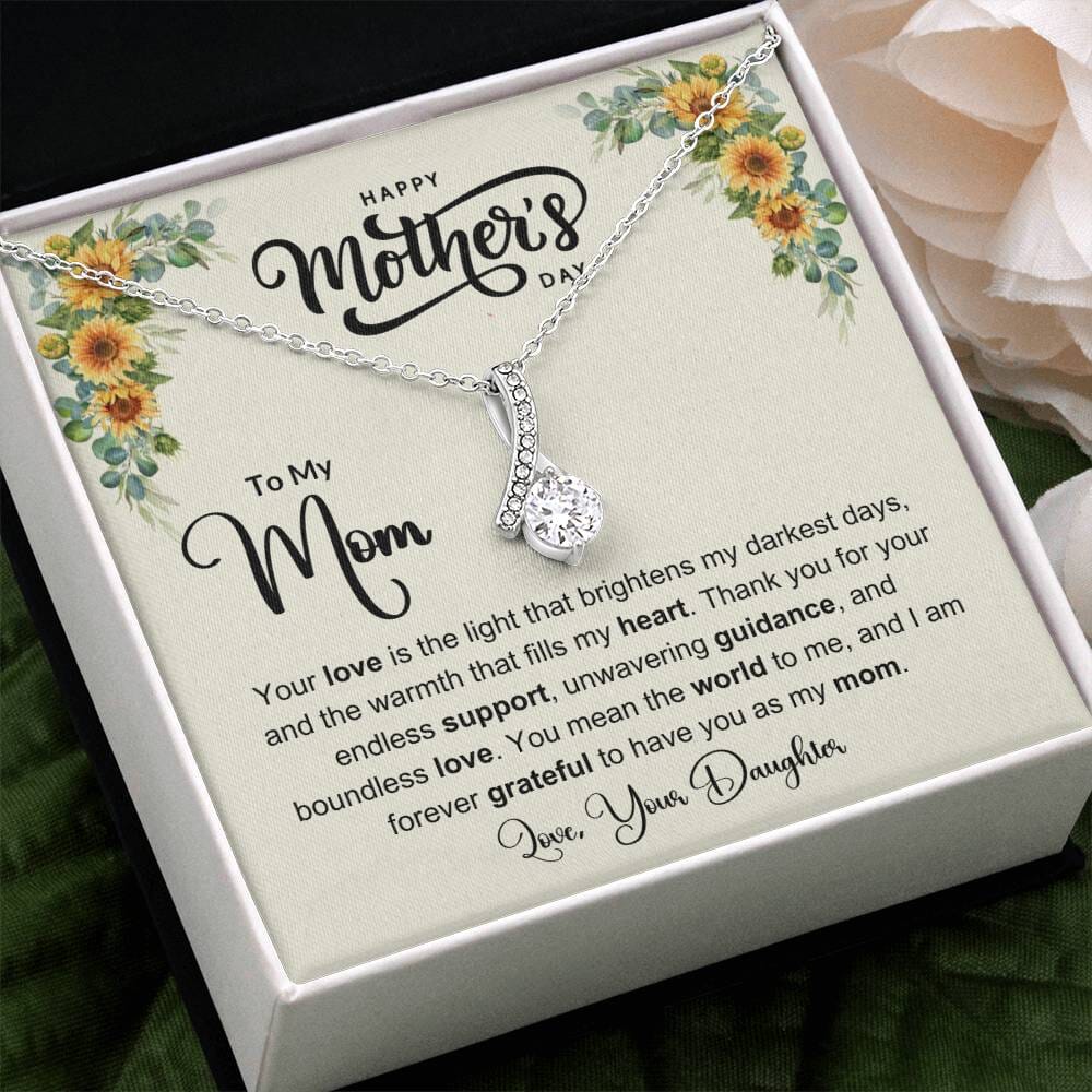 Gift For Mom - Thank You For Your Endless Support - Happy Mother's Day - Alluring Beauty Necklaces - The Shoppers Outlet