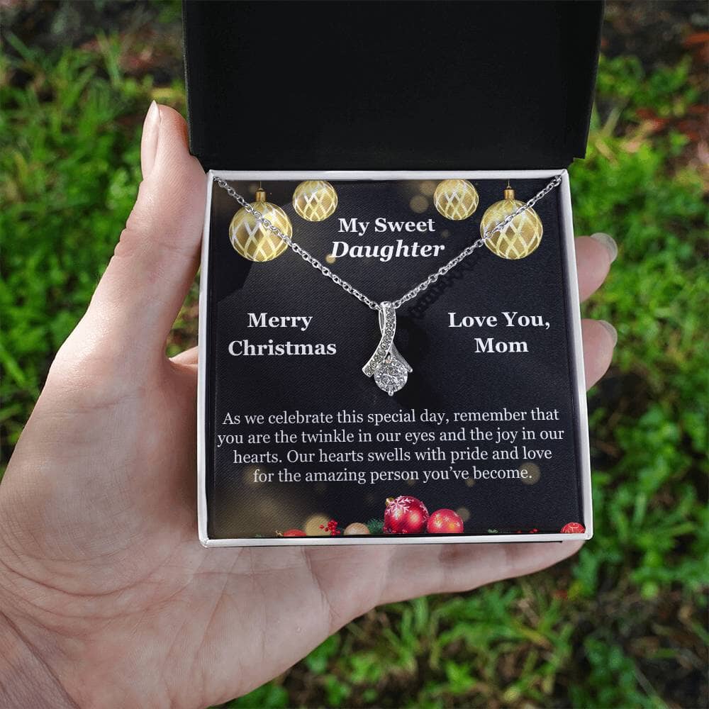 Gift For Daughter - As We Celebrate This Special Day - Merry Christmas - Alluring Beauty Necklaces - The Shoppers Outlet