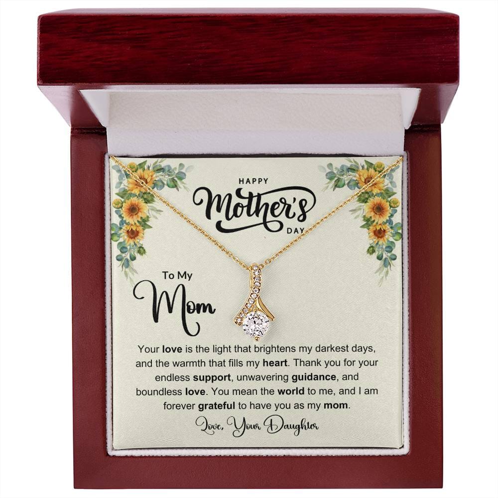 Gift For Mom - Thank You For Your Endless Support - Happy Mother's Day - Alluring Beauty Necklaces - The Shoppers Outlet