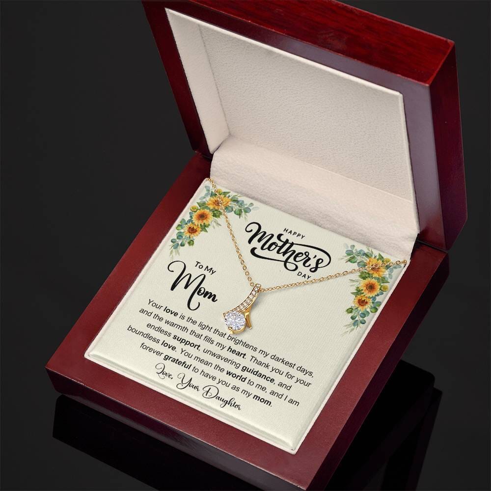 Gift For Mom - Thank You For Your Endless Support - Happy Mother's Day - Alluring Beauty Necklaces - The Shoppers Outlet