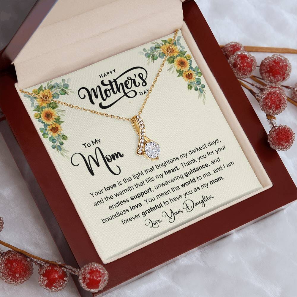 Gift For Mom - Thank You For Your Endless Support - Happy Mother's Day - Alluring Beauty Necklaces - The Shoppers Outlet