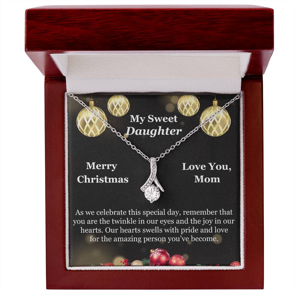 Daughter - As We Celebrate This Special Day - Merry Christmas - Alluring Beauty Necklaces - The Shoppers Outlet