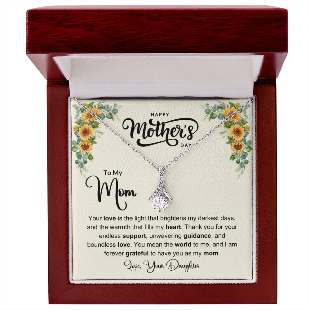 Gift For Mom - Thank You For Your Endless Support - Happy Mother's Day - Alluring Beauty Necklaces - The Shoppers Outlet