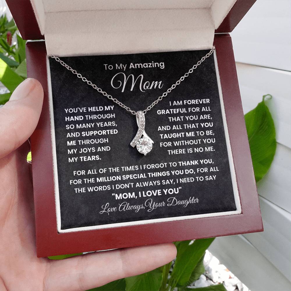 Gift For Mom - To My Amazing Mom - Alluring Beauty Necklace