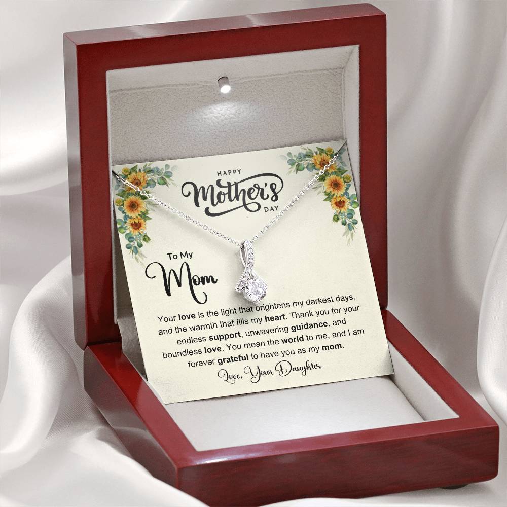 Mom - Thank You For Your Endless Support - Happy Mother's Day - Alluring Beauty Necklaces - The Shoppers Outlet