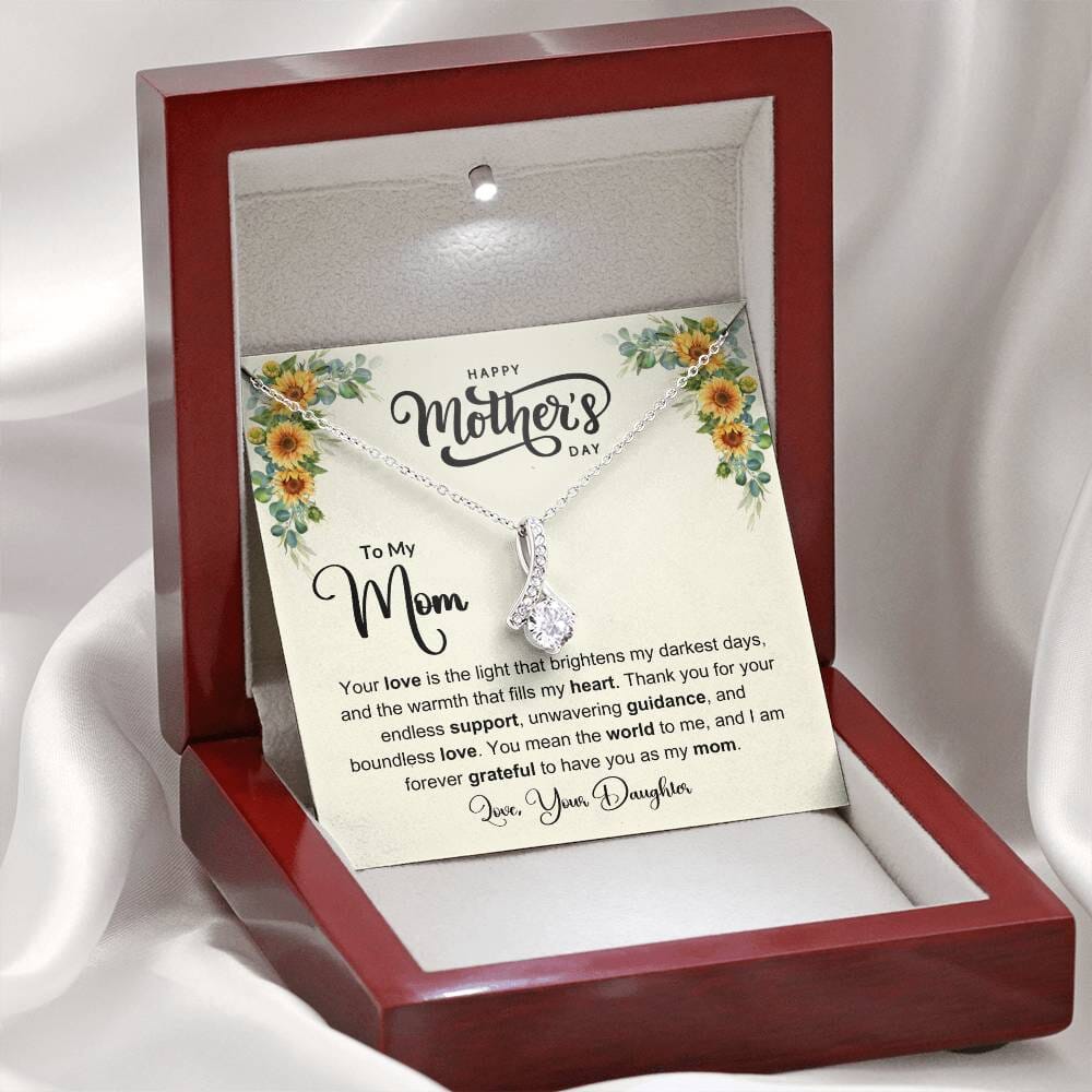 Gift For Mom - Thank You For Your Endless Support - Happy Mother's Day - Alluring Beauty Necklaces - The Shoppers Outlet