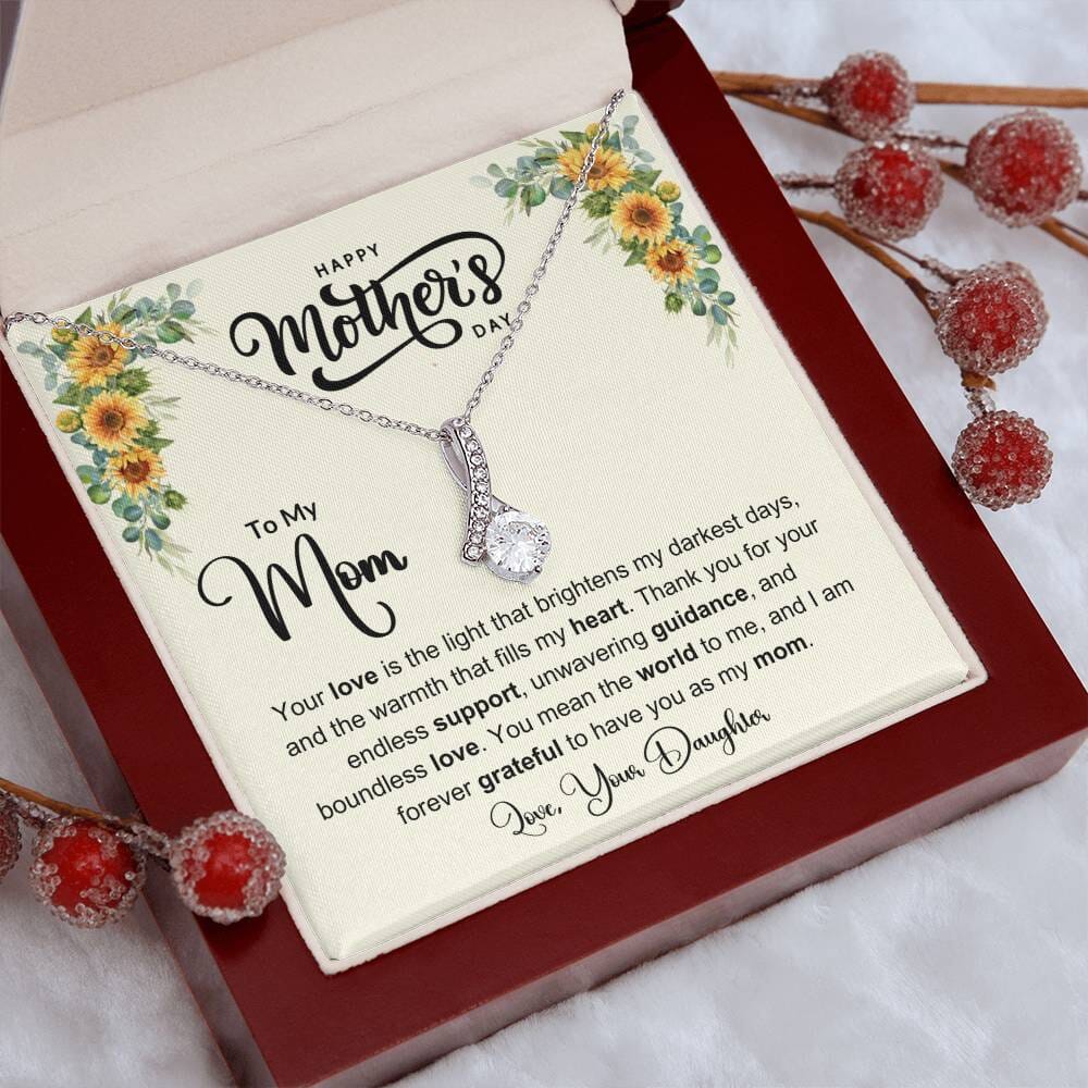 Gift For Mom - Thank You For Your Endless Support - Happy Mother's Day - Alluring Beauty Necklaces - The Shoppers Outlet