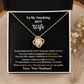 Gift For Wife - Anniversary Gift - Birthday Gift - You Are My Heaven - Love Knot Necklace - The Shoppers Outlet