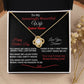 Gift For Wife - You Make Me - PERSONALIZED GIFT- Love Knot Necklaces - The Shoppers Outlet