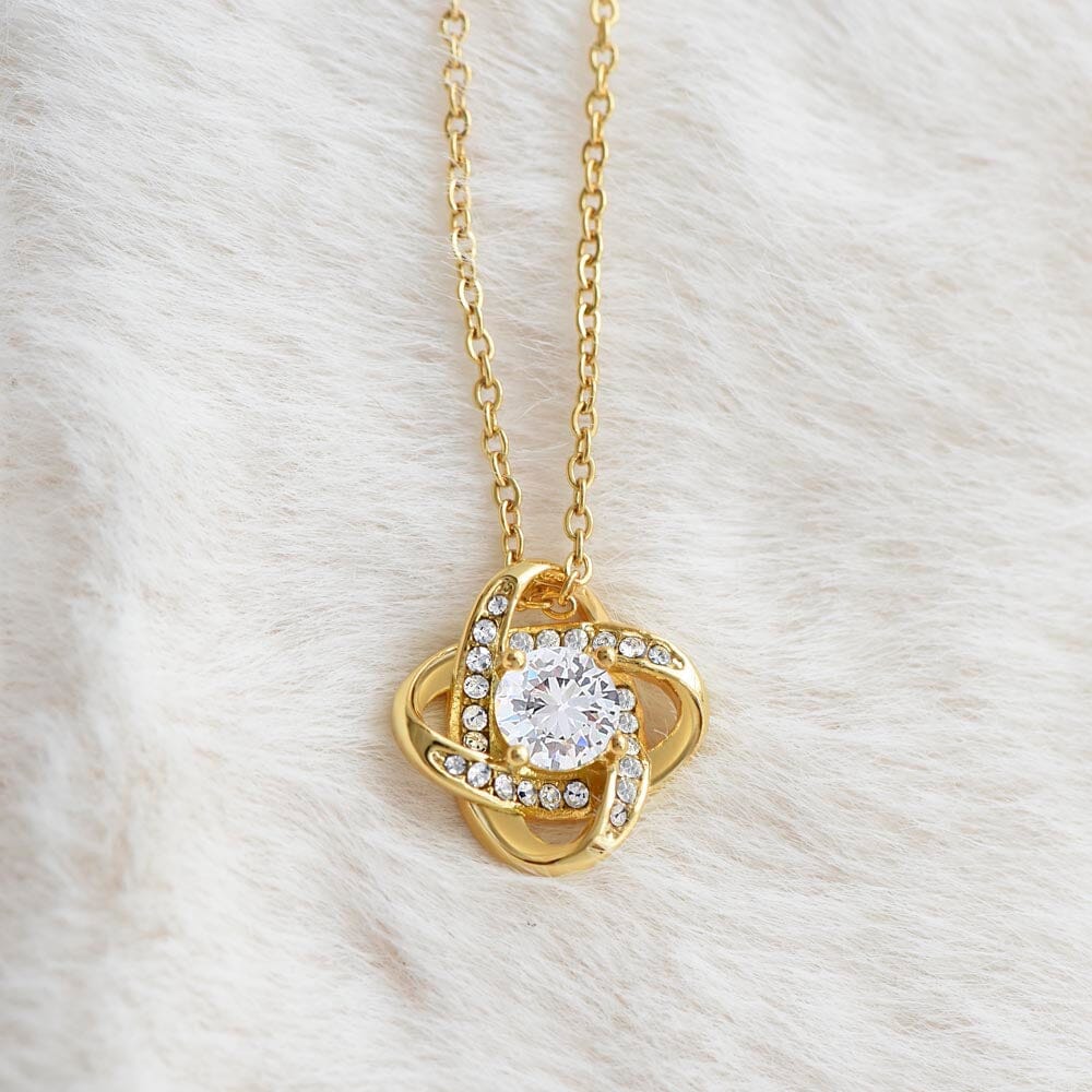Gift For Soulmate - PERSONALIZED GIFT - If I Could Give You One Thing In Life - Love Knot Necklaces - The Shoppers Outlet