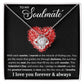 Gift For Soulmate - With Each Sunrise i Marvel At The Miracle Of Finding You - Love Knot Necklaces - The Shoppers Outlet
