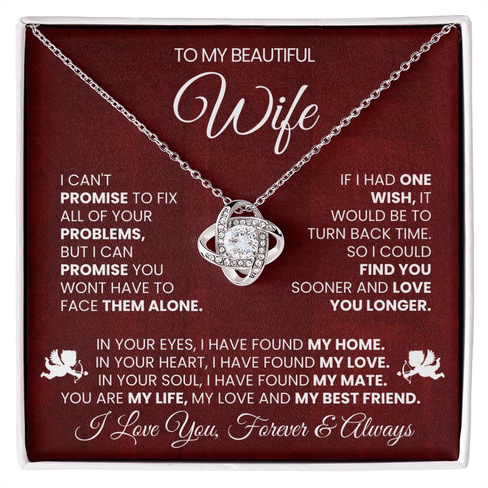 Wife - You Are My Life - My Love And My Best Friend - Alluring Beauty Necklaces - The Shoppers Outlet