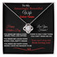 Gift For Wife - You Make Me - PERSONALIZED GIFT- Love Knot Necklaces - The Shoppers Outlet