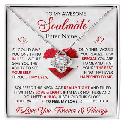 Soulmate - If I Could Give You One Thing In Life - Love Knot Necklaces - The Shoppers Outlet