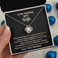 Gift For Wife - Anniversary Gift - Birthday Gift - You Are My Heaven - Love Knot Necklace - The Shoppers Outlet