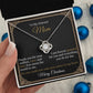 Gift For Mom - My Dearest Mom Thank You - Love Knot Necklaces - The Shoppers Outlet