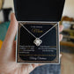 Gift For Mom - My Dearest Mom Thank You - Love Knot Necklaces - The Shoppers Outlet