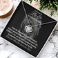 Gift For Soulmate - PERSONALIZED GIFT - My Heart's Greatest Treasure - Love Knot Necklace - The Shoppers Outlet