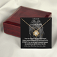 Gift For Soulmate - PERSONALIZED GIFT - My Heart's Greatest Treasure - Love Knot Necklace - The Shoppers Outlet