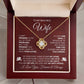 Gift For Wife - You Are My Life - My Love And My Best Friend - Alluring Beauty Necklaces - The Shoppers Outlet