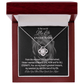 Gift For Soulmate - PERSONALIZED GIFT - My Heart's Greatest Treasure - Love Knot Necklace - The Shoppers Outlet