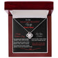 Gift For Wife - You Make Me - PERSONALIZED GIFT- Love Knot Necklaces - The Shoppers Outlet