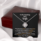Gift For Wife - Anniversary Gift - Birthday Gift - You Are My Heaven - Love Knot Necklace - The Shoppers Outlet