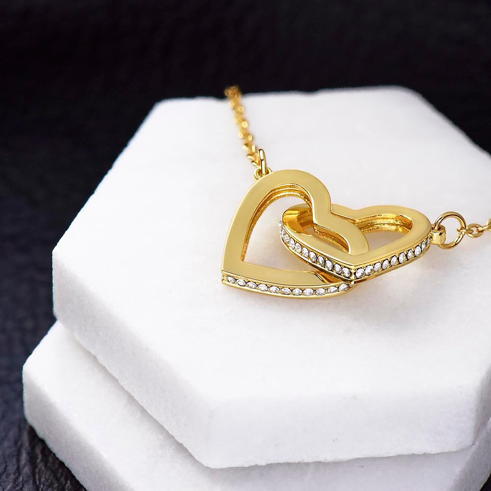 Gift For Mom - Mother's Day Gift - Birthday Gift - Interlocking Hearts Necklaces - The Shoppers Outlet