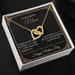 Gift For Mom - Thank You For Your Endless Love And Care - Interlocking Hearts Necklaces - The Shoppers Outlet
