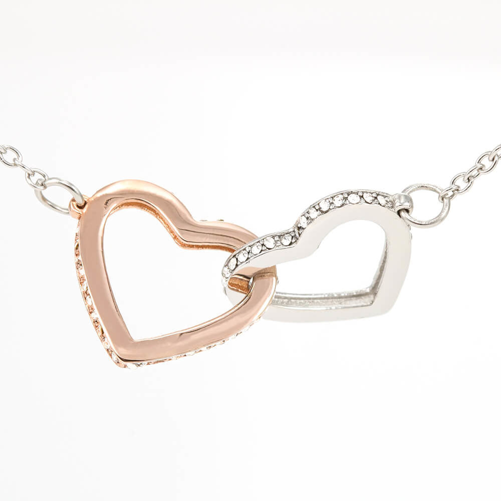 Gift For Mom - To My Beautiful Mom - Interlocking Hearts Necklaces