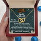 Daughter - Merry Christmas - My Little Girl - Interlocking Hearts Necklaces - The Shoppers Outlet