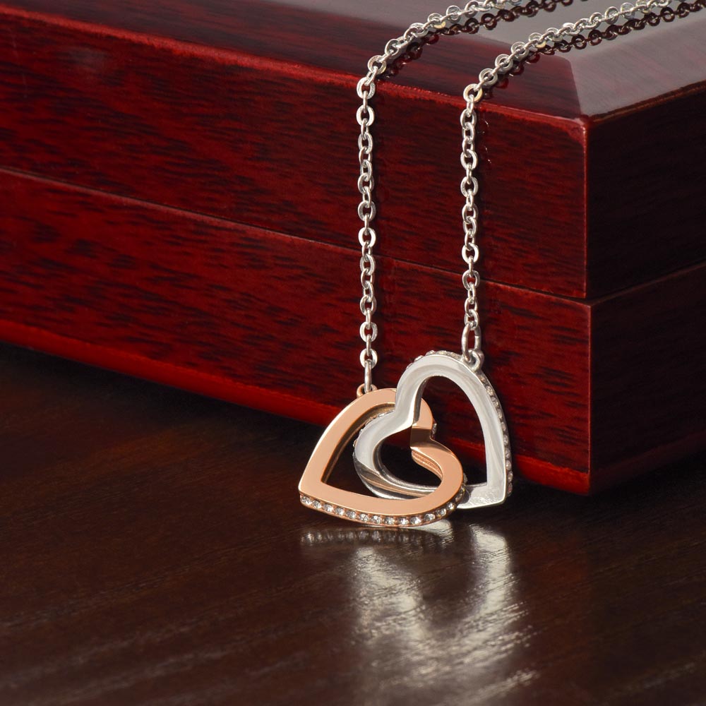 Gift For Mom - To My Amazing Mom - Interlocking Hearts Necklaces