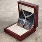 Faith - Faith Is Hope When All Is Lost -  Cuban Chain With Artisan Cross Necklace - The Shoppers Outlet