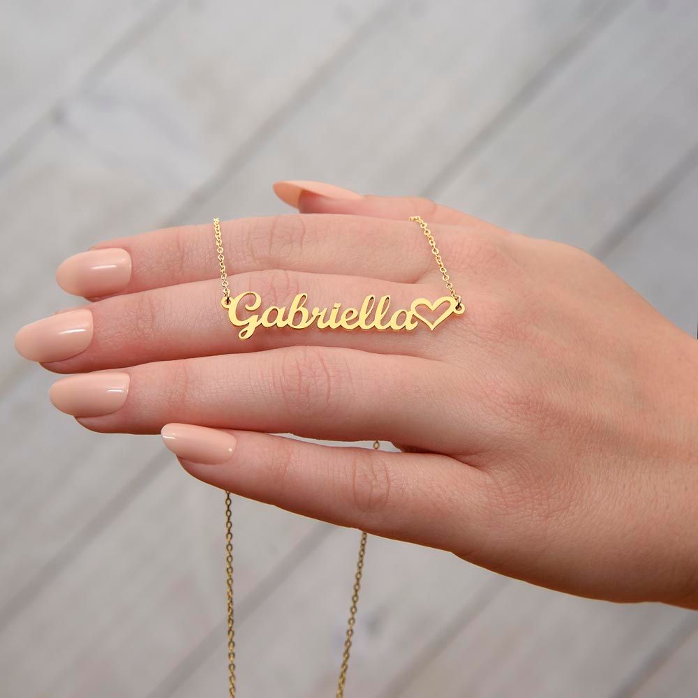 Personalized Heart Name Necklaces - The Shoppers Outlet