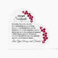 Soulmate - Everyday I'm With You - Gift For Soulmate - Heart Shaped Acrylic Plaque - The Shoppers Outlet
